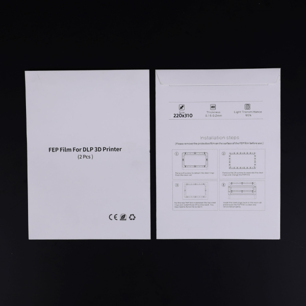 FEP Release Film for LCD & DLP Printers – 220mm x 310mm - Image 2