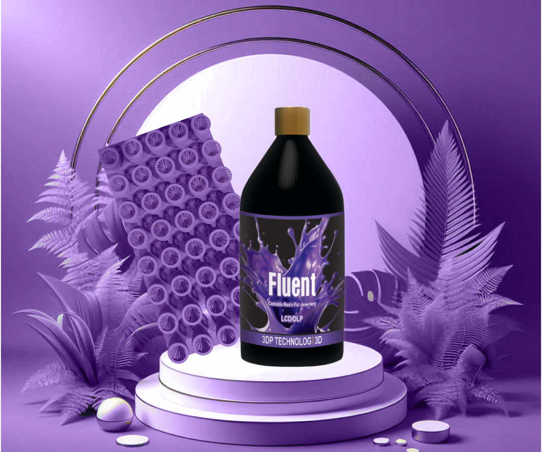 Frame 119 Fluent Purple Castable Resin for Jewellery Manufacturing