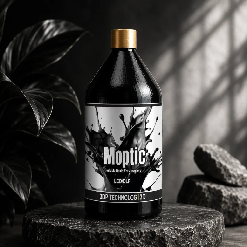 Moptic Black Castable Resin for Jewellery Manufacturing