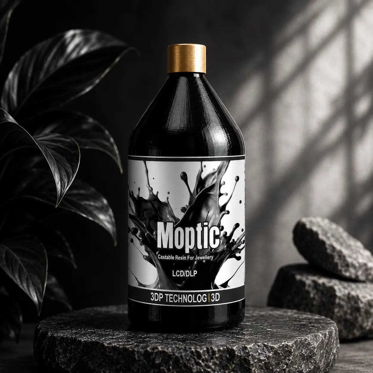 Moptic Black Moptic Black Castable Resin for Jewellery Manufacturing