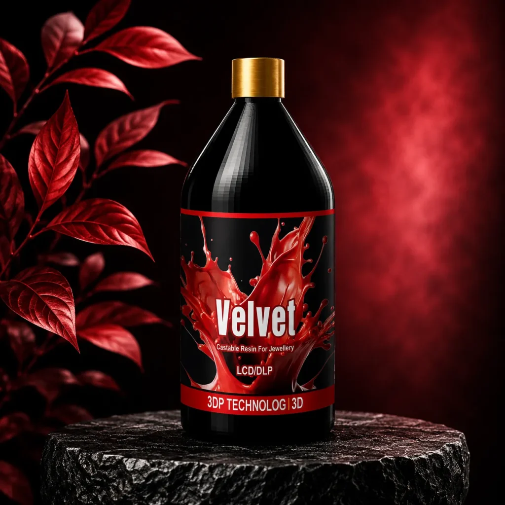Velvet Red Castable Resin for Jewellery