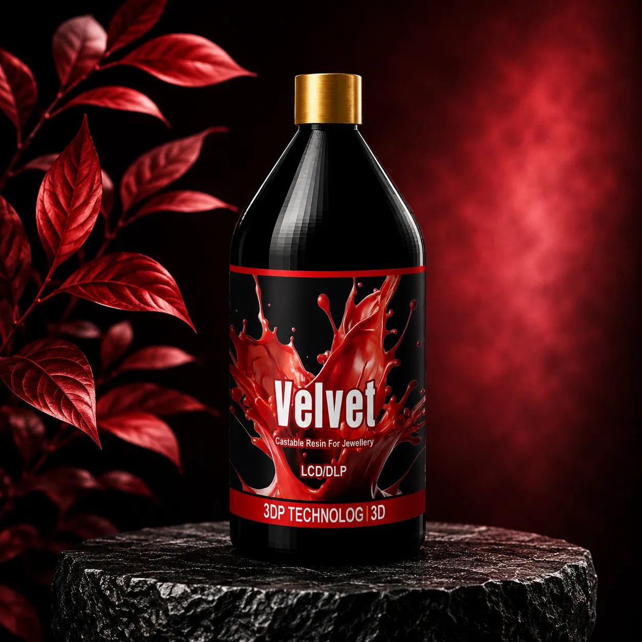 Velvet Velvet Red Castable Resin for Jewellery