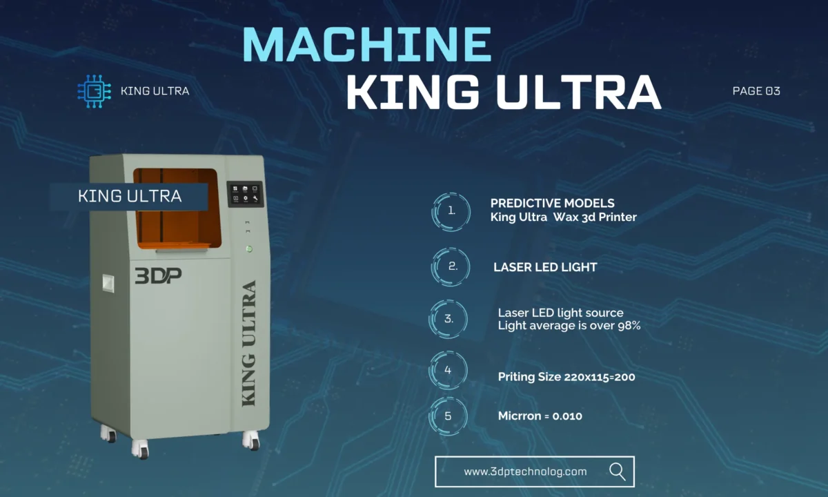 KING ULTRA – PREMIUM WAX 3D PRINTER IS NOW AVAILABLE!